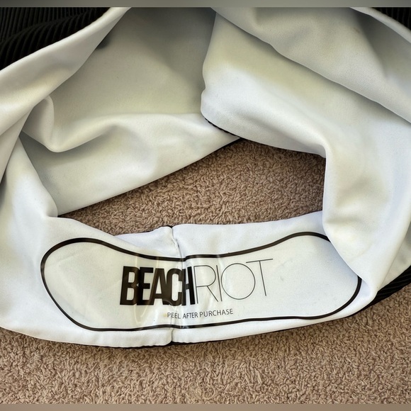 NEW BEACH RIOT - CELINE ONE PIECE BLACK WHITE COLORBLOCK - Picture 5 of 6